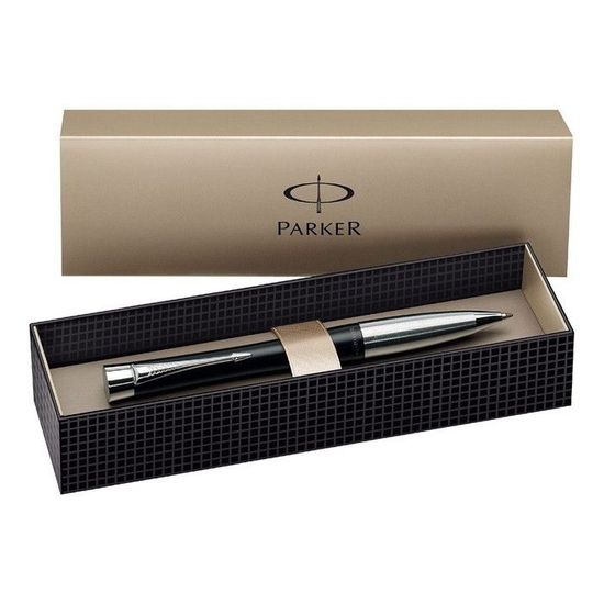 Шариковая ручка Parker Urban K200, цвет: Muted Black СT, стержень: Mblu,  S0767030