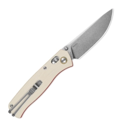 Нож складной SRM 255L-GT2 Medal Stonewash (10Cr15CoMoV, Ivory G10)