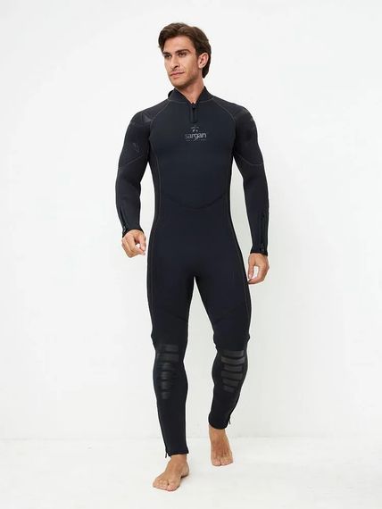 Гидрокостюм Sargan Black King 4/ZIPP Long Men черный 5 мм