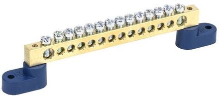 Шина нулевая ШНИ-8х12-14-У2-С на двух угловых изол. IEK YNN10-812-14C2-K07