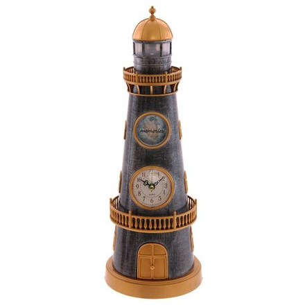 GAEM Часы настольные декоративные "Маяк", L13,5 W13,5 H38 см, (4xAA не прилаг.)
