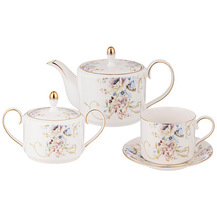 ЧАЙНЫЙ СЕРВИЗ LEFARD "ЗАВТРАК У КОРОЛЯ" НА 6 ПЕР. 14 ПР. 1000/350/300 МЛ (КОР=4НАБ.)