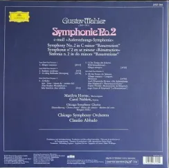 Gustav Mahler, Marilyn Horne, Carol Neblett, Chicago Symphony Chorus, Chicago Symphony Orchestra, Claudio Abbado – Symphonie No.2 - 2LP