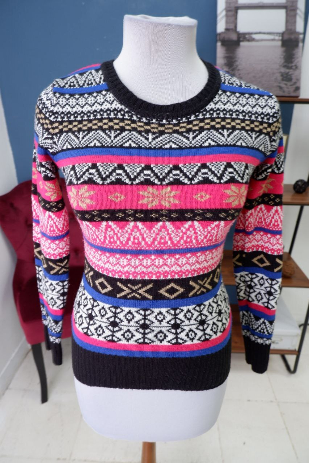 Джемпер Terranova с узором 42 размер