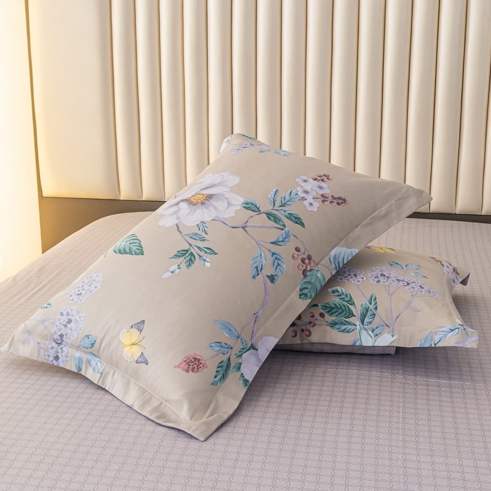 Комплект постельного белья Сатин с Одеялом 100% хлопок OB136