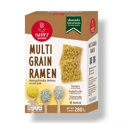 Лапша Рамен мультизлаковая, без глютена "Happy Noodles", 280 г