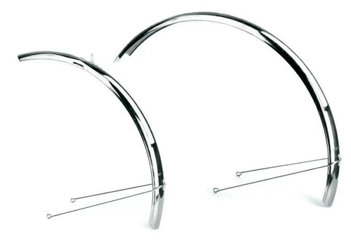 Крылья 28"хром,комплект