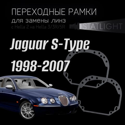Переходные рамки для замены линз на Jaguar S-type 1998-2007