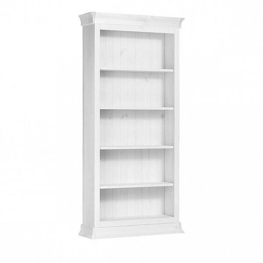 Шкаф для книг, 100x210x31, Бостон 305, белый воск
