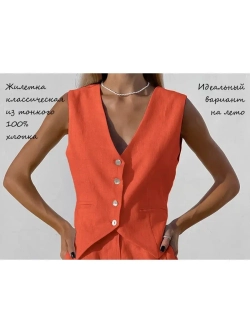 Жилет классический летний