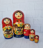 Матрешка "с курочкой" традиция 5мест