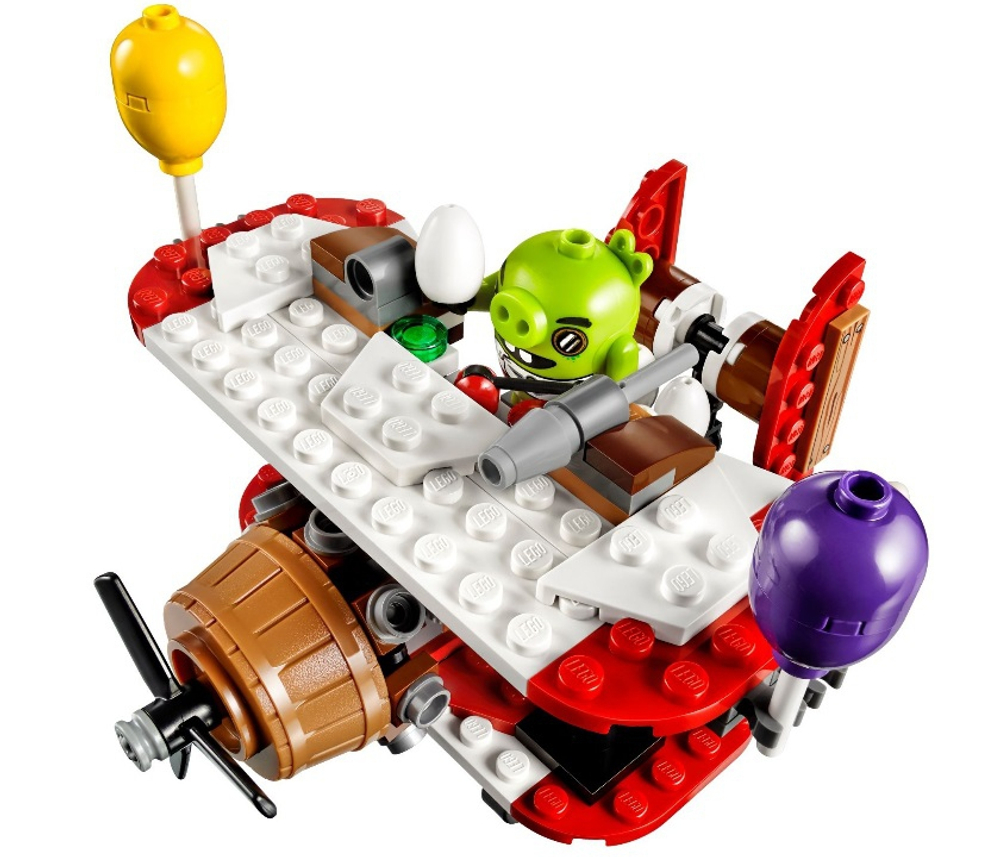 LEGO Angry Birds: Самолётная атака свинок 75822 — Piggy Plane Attack — Лего Злые птички