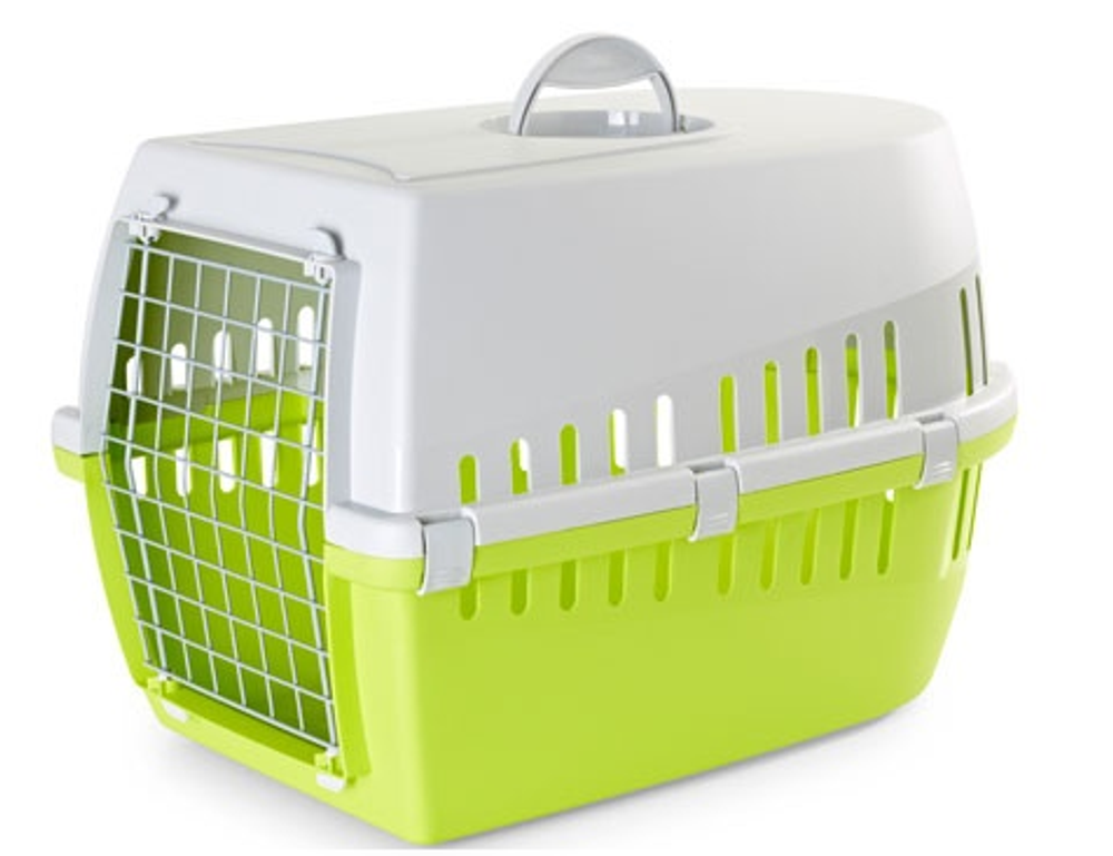 Переноска TROTTER 2 зеленый лимон/светло-серая  Savic