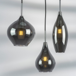 803057 Подвес PENTOLA 3х25W G9 ХРОМ/ДЫМЧАТЫЙ