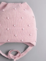 Шапка для девочки с ушками осенняя