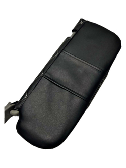 Чехлы на козырьки Kia Rio, Hyundai Solaris (2011-2017) белая нить Бабочка