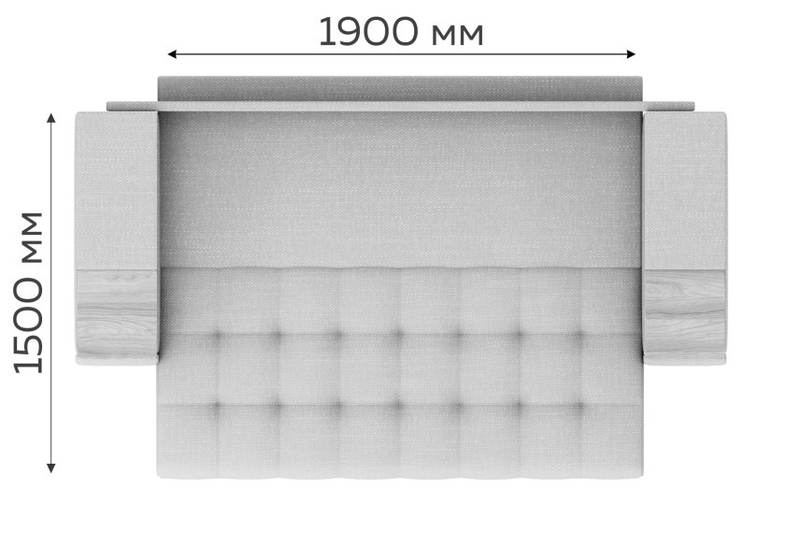 Прямой диван-кровать Бруклин