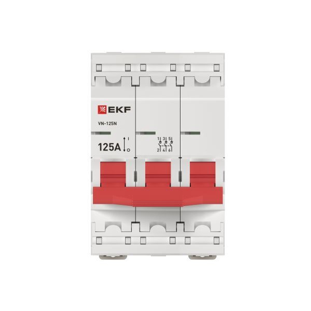 Выключатель нагрузки ВН-125N 3Р 125А PROXIMA EKF