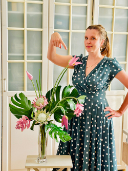 Готовая работа из полимерной глины "Тропики"