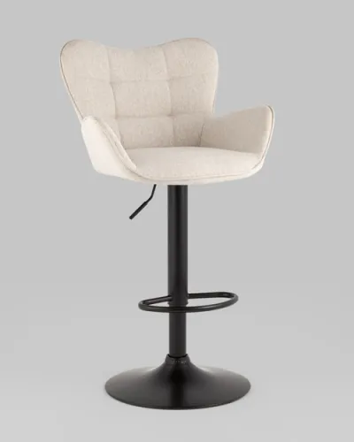 Стул барный Гранд серо-бежевый