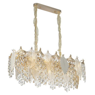 Citilux Darby CL309272 Люстра хрустальная подвесная Золото