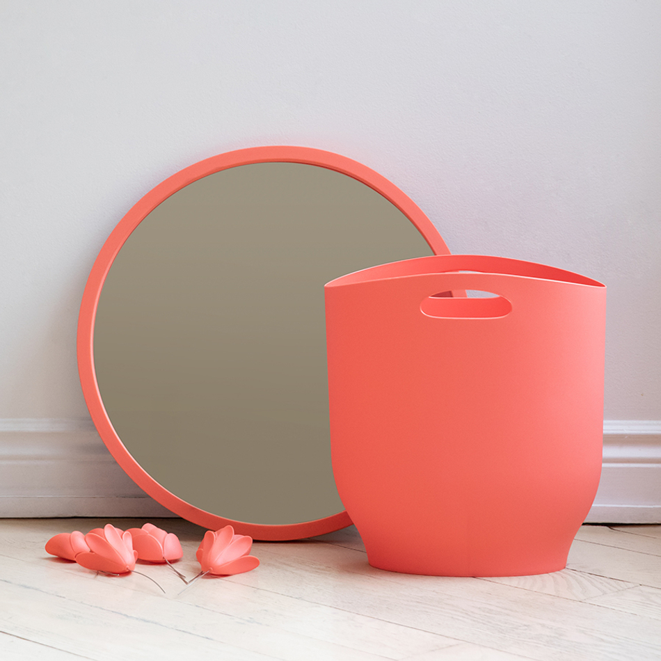 Декор для стен Bloomer 9 элементов коралловый, Umbra