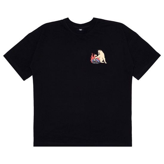 Футболка HOOK «ACAB» оверсайз чёрный