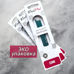 Спицы чулочные Zing 2,75мм/20см, KnitPro
