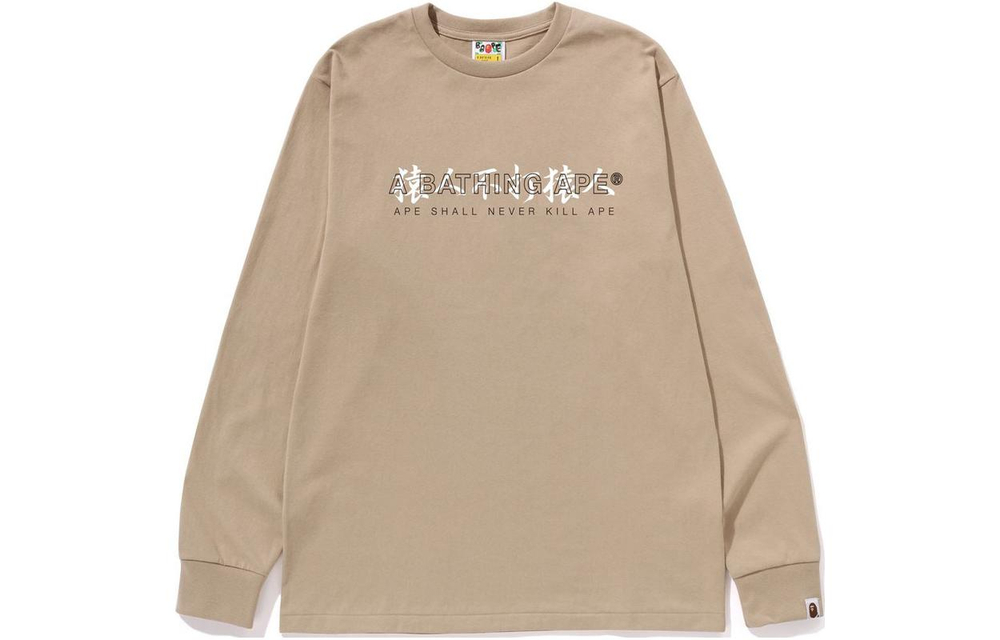 A Bathing Ape Kanji Logo Asnka L S Tee