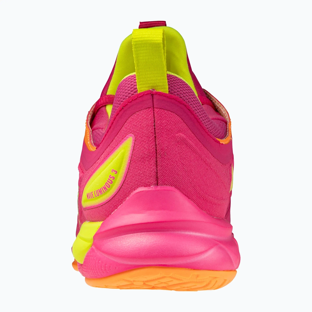 Кроссовки волейбольные Mizuno Wave Luminous 3 mugen pink tetra/fortune yellow/ligh