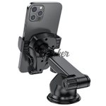 Держатель в авто для телефона Borofone BH38, раздижной, на приборную панель/стекло, черный