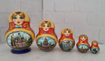 Матрешка "Санкт-Петербург" 5 мест