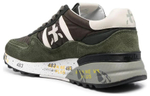 PREMIATA Lander Fabric Leather Fashion Low Help Life Casual Shoes Men's Green