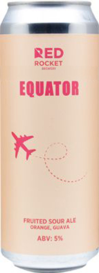 Пиво Рэд Рокет Экватор / Red Rocket Equator 0.45 - банка