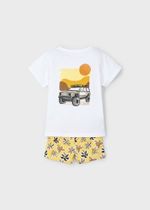 пляжная футболка с шортами