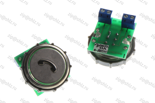 Кнопка (кнопочный модуль) ВКЛ13А-6-50П11 "Трубка", круглая.