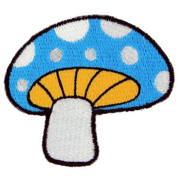 Нашивка Мухомор голубой