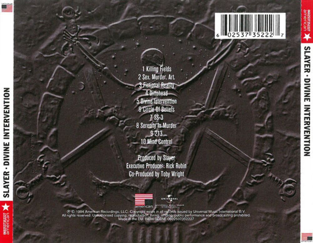 Slayer. Divine Intervention (CD)