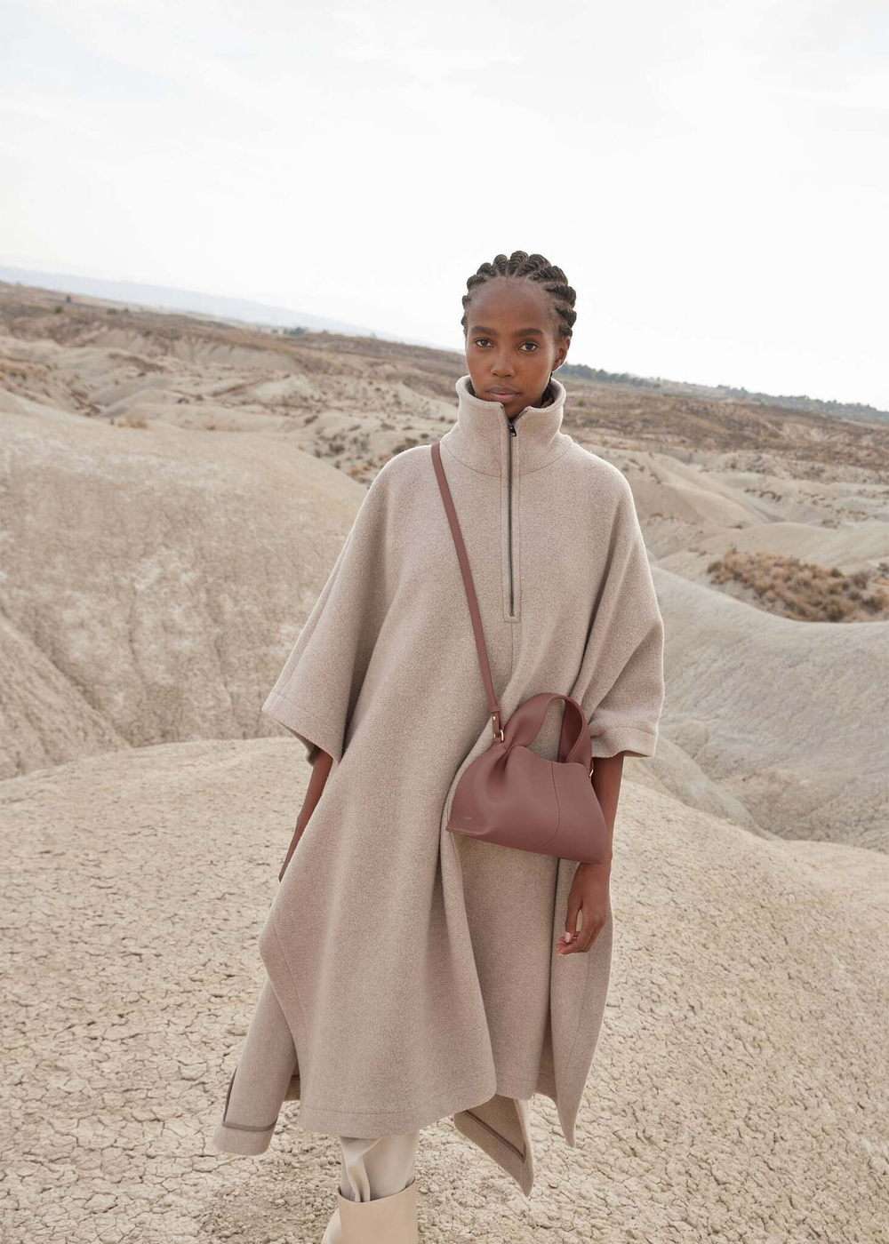 Сумка Polene Numéro Neuf Mini EDITION TEXTURED BLUSH