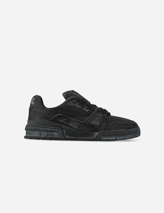 Louis Vuitton Trainer Distressed Sneaker Black
