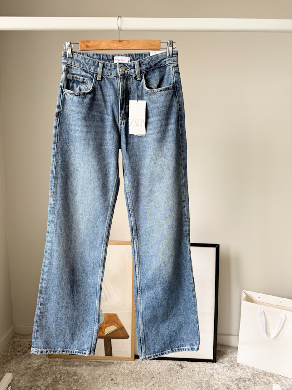 Новые джинсы Zara, S