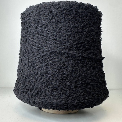 IDOL - Ri.Go; 70% меринос, 30% шелк; Букле; 130м/100гр; col.1125, цвет: черный; S715