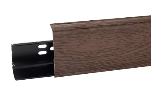 Плинтус ПВХ Aberhof ABF-70 7014 Венге Африка 70x26х2200 мм