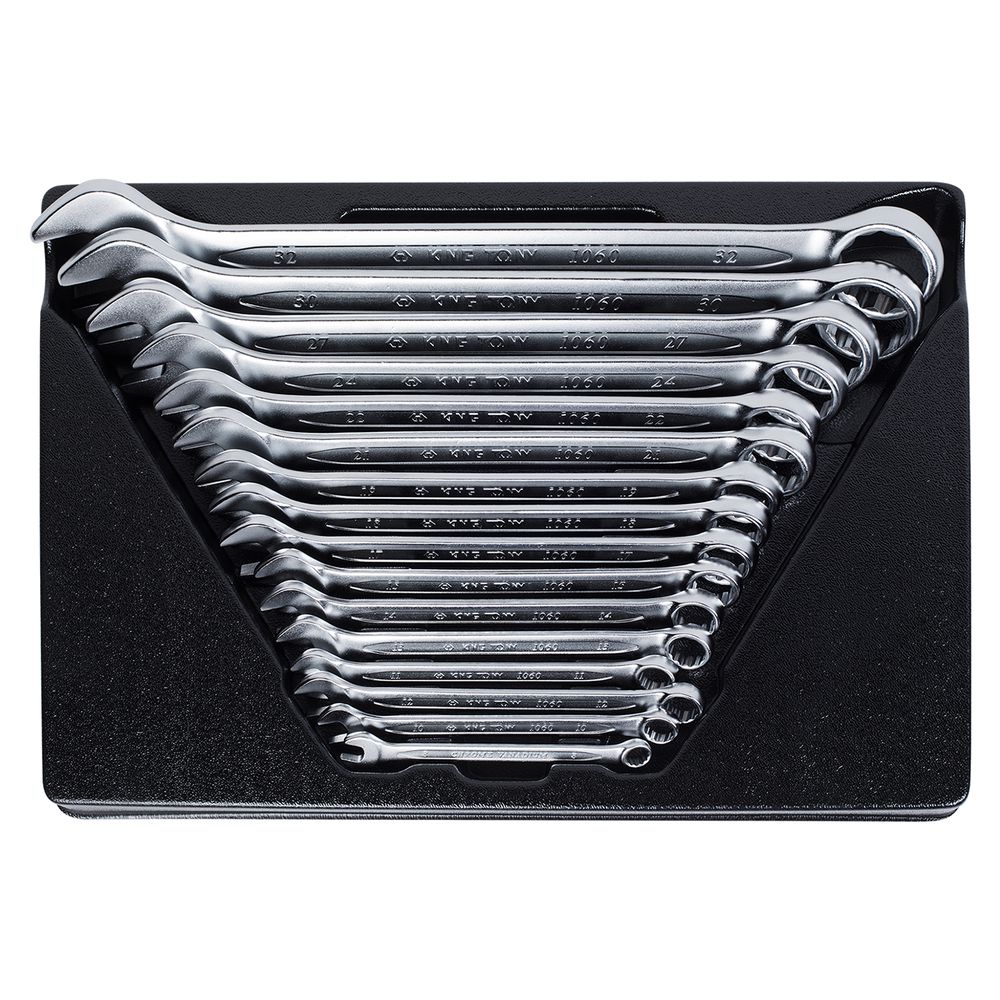 KING TONY (9-1216MR03) Набор комбинированных ключей, ложемент, 16 предметов