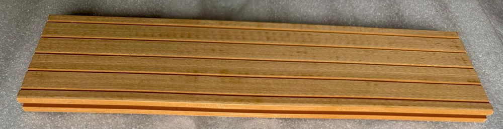 Террасная доска ДПК Best decking Light Тиснение/широкий вельвет цвет: Орех