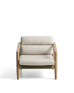 Уличное кресло Menfi из массива акации и зеленой веревки