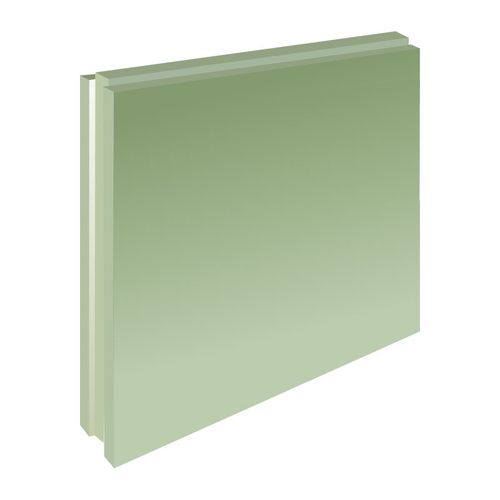 Плита гипсовая пазогребневая Волма 667х500х100 мм влагостойкая полнотелая