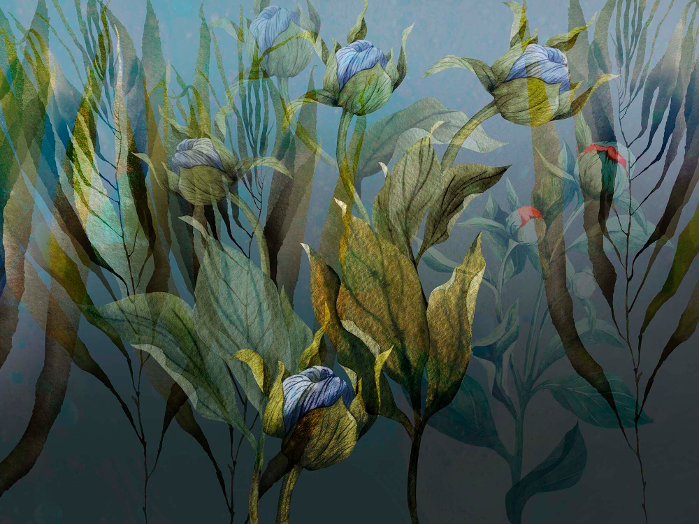 Дизайнерские обои Wall Street Aqua De Vida