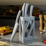 Набор ножей Agness на пласт.вращающейся подставке 8предм