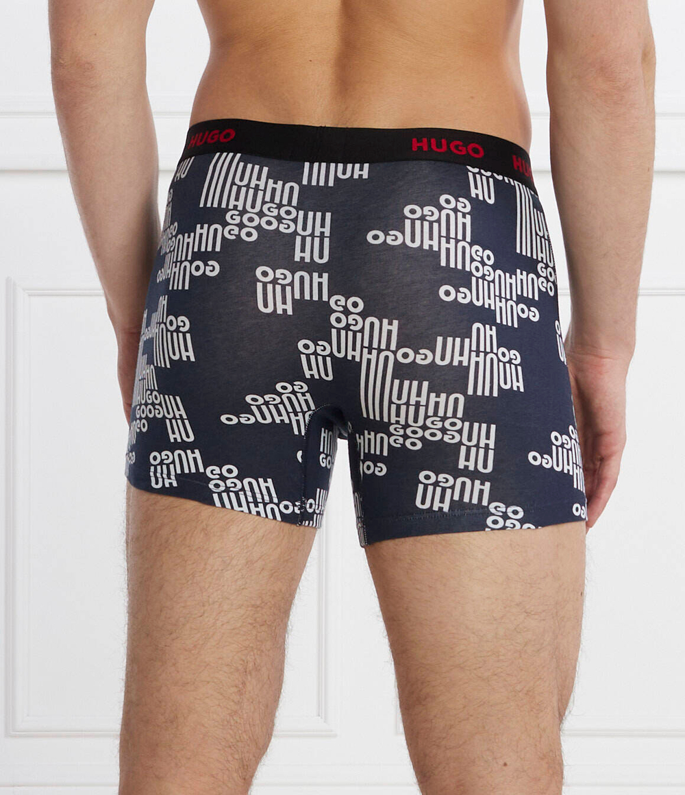 Трусики-боксеры 3шт. TRPLT DESIGN Hugo Bodywear - темно-синий(50510192)